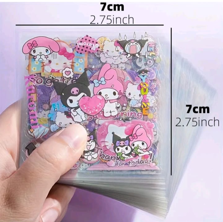 Caja de stickers Sanrio- 100 láminas impermeables - Imagen 4