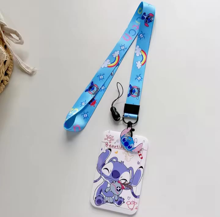 Lanyard con porta credencial Stitch