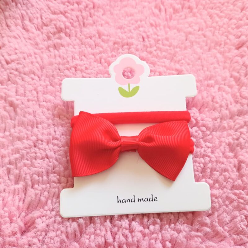 Cintillos lazo rojo