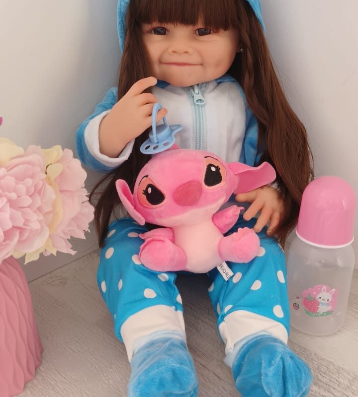 Muñeca Reborn vinilo Camila edición Stitch