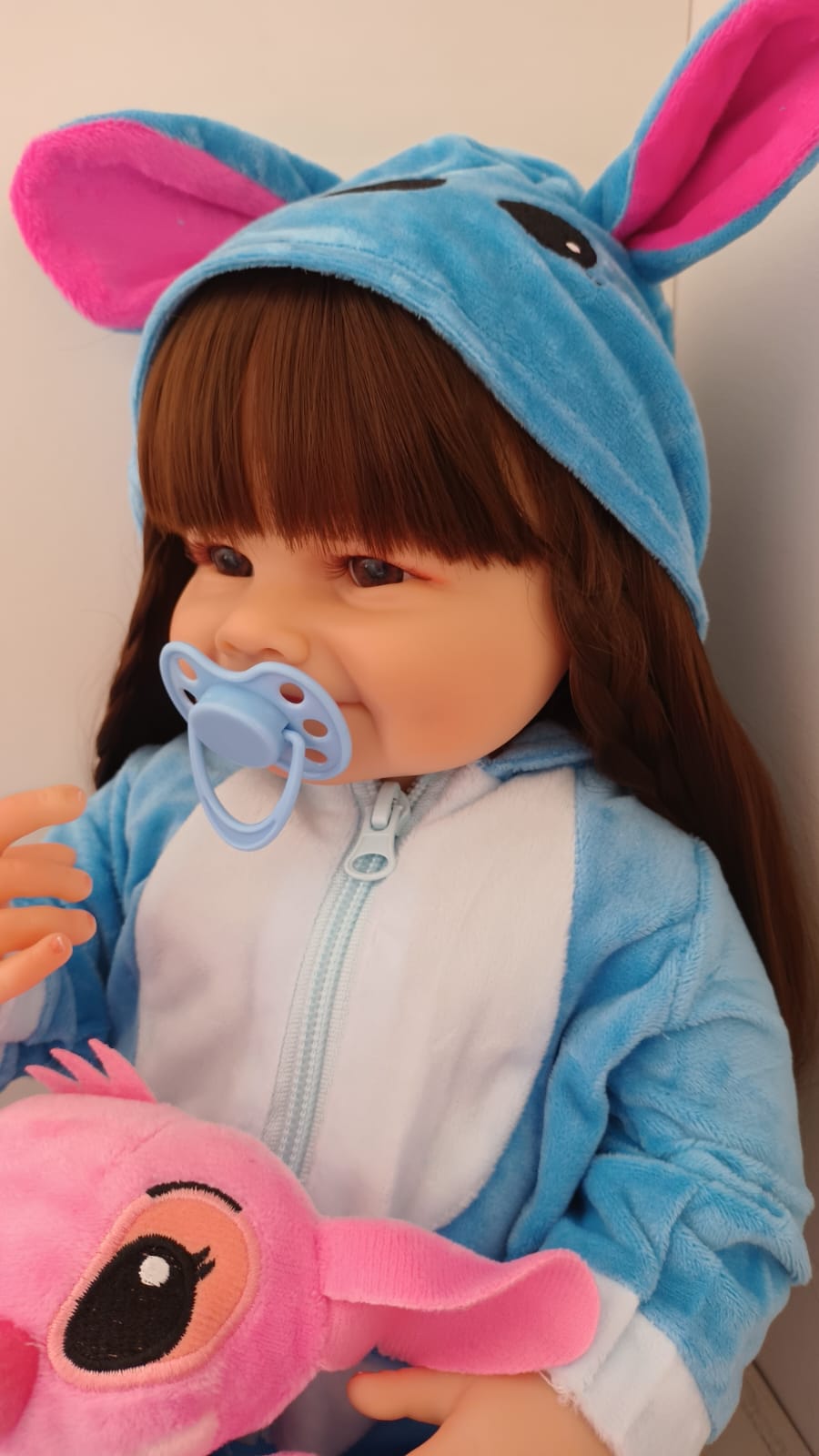 Muñeca Reborn vinilo Camila edición Stitch - Imagen 2